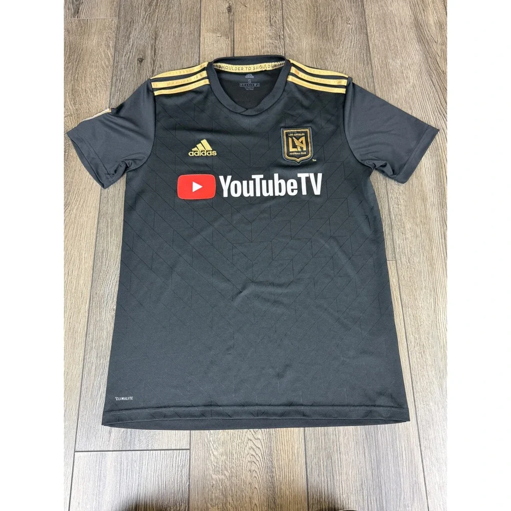 Adidas LAFC Home Jersey Los Angeles Football Club Black Gold Small Soccer MLS